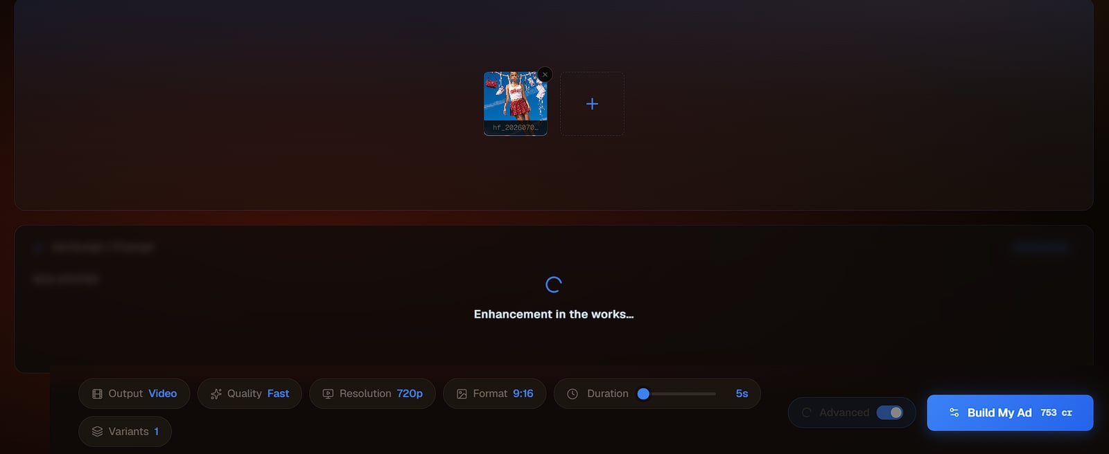 Writing a structured AI video prompt